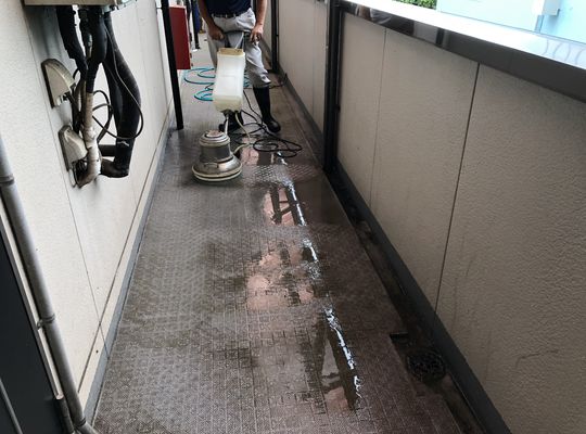 通路清掃