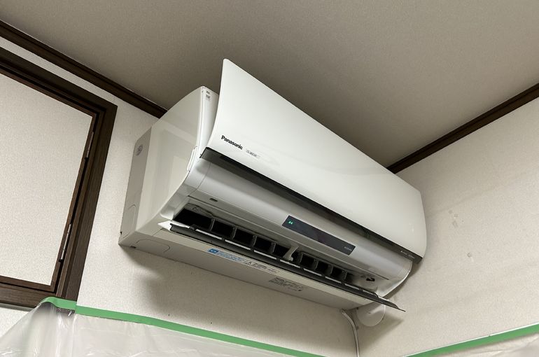 お掃除機能付きエアコン